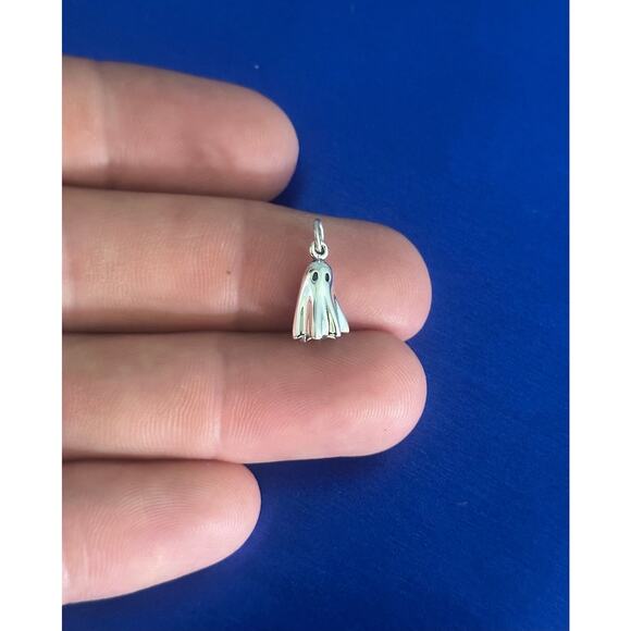 Sterling Silver Ghost Charm - Picture 1 of 4